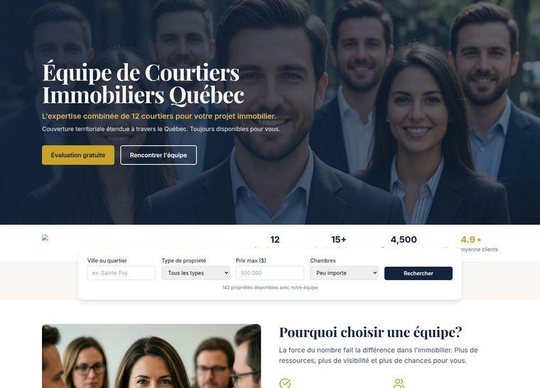 Équipe de courtiers